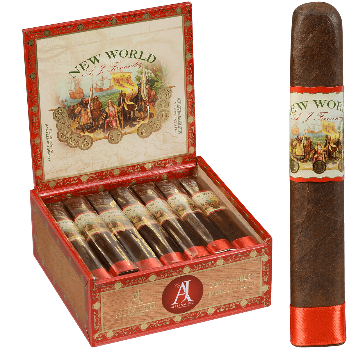 AJ Fernandez New World Oscuro Robusto 실제 제품 사진